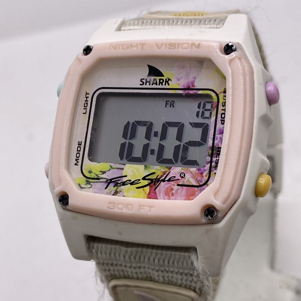 Freestyle Shark Womens Colorful Shark Clip Surf Watch New Battery